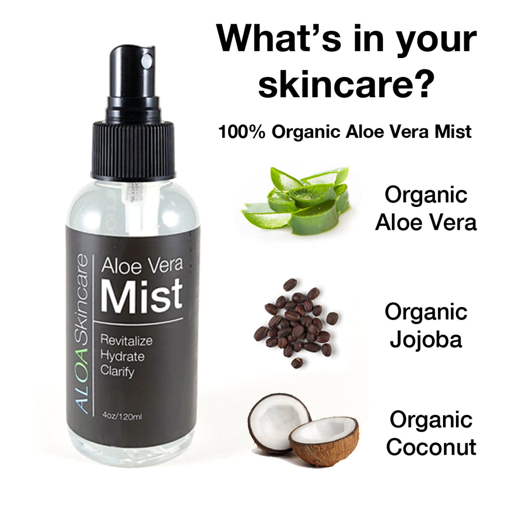ALOA Skincare Aloe Vera Mist (Hydrating Facial Toner) - ALOA Skincare