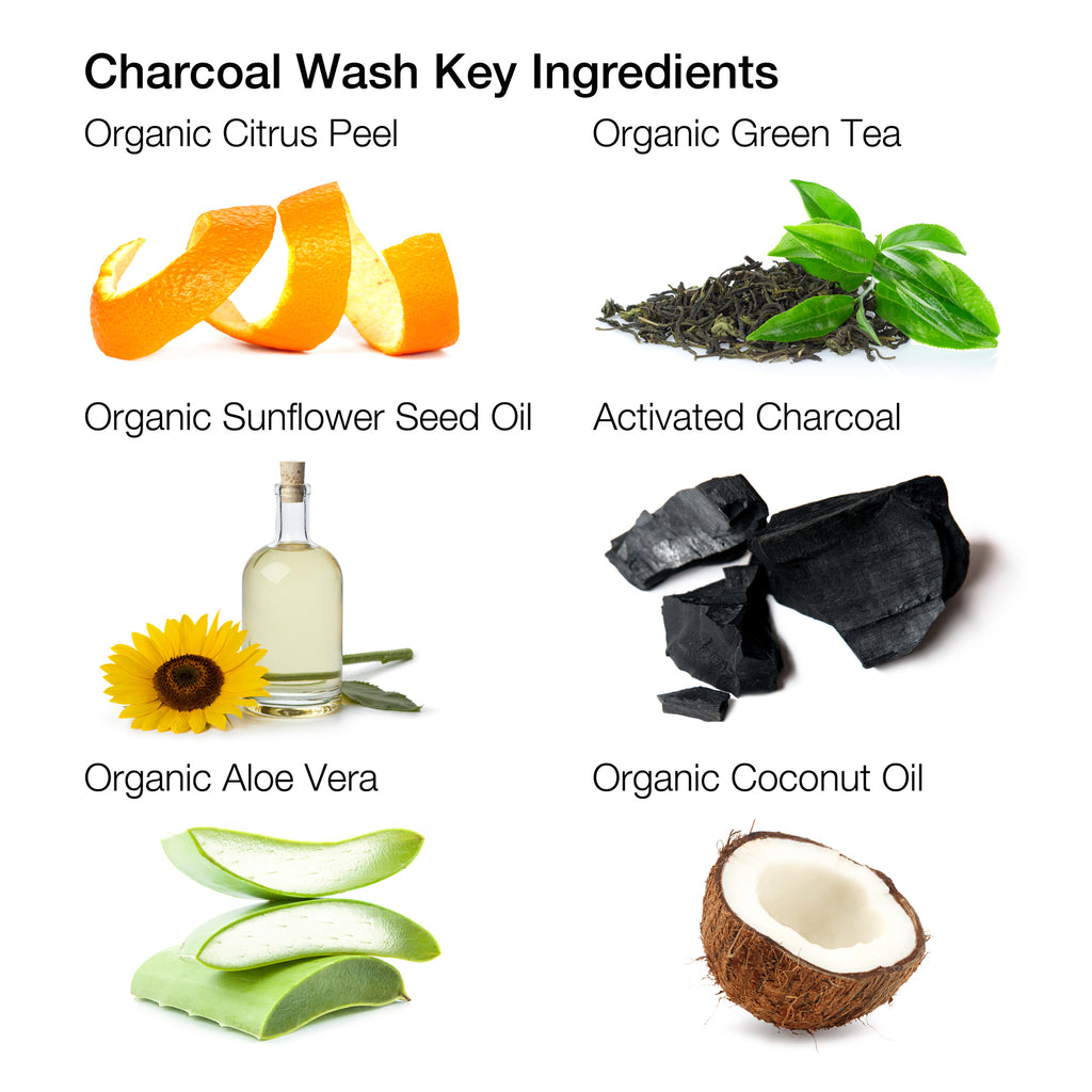 ALOA Skincare Activated Charcoal Face Wash with Green Tea & Vitamin C - ALOA Skincare